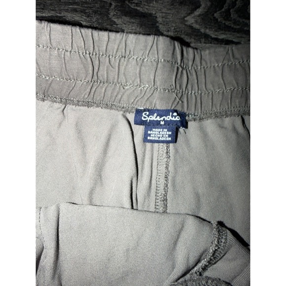 Splendid Gray Camo Jogger Pants Size M Utility Chic Athleisure Luxe Y2K Street - Picture 3 of 6